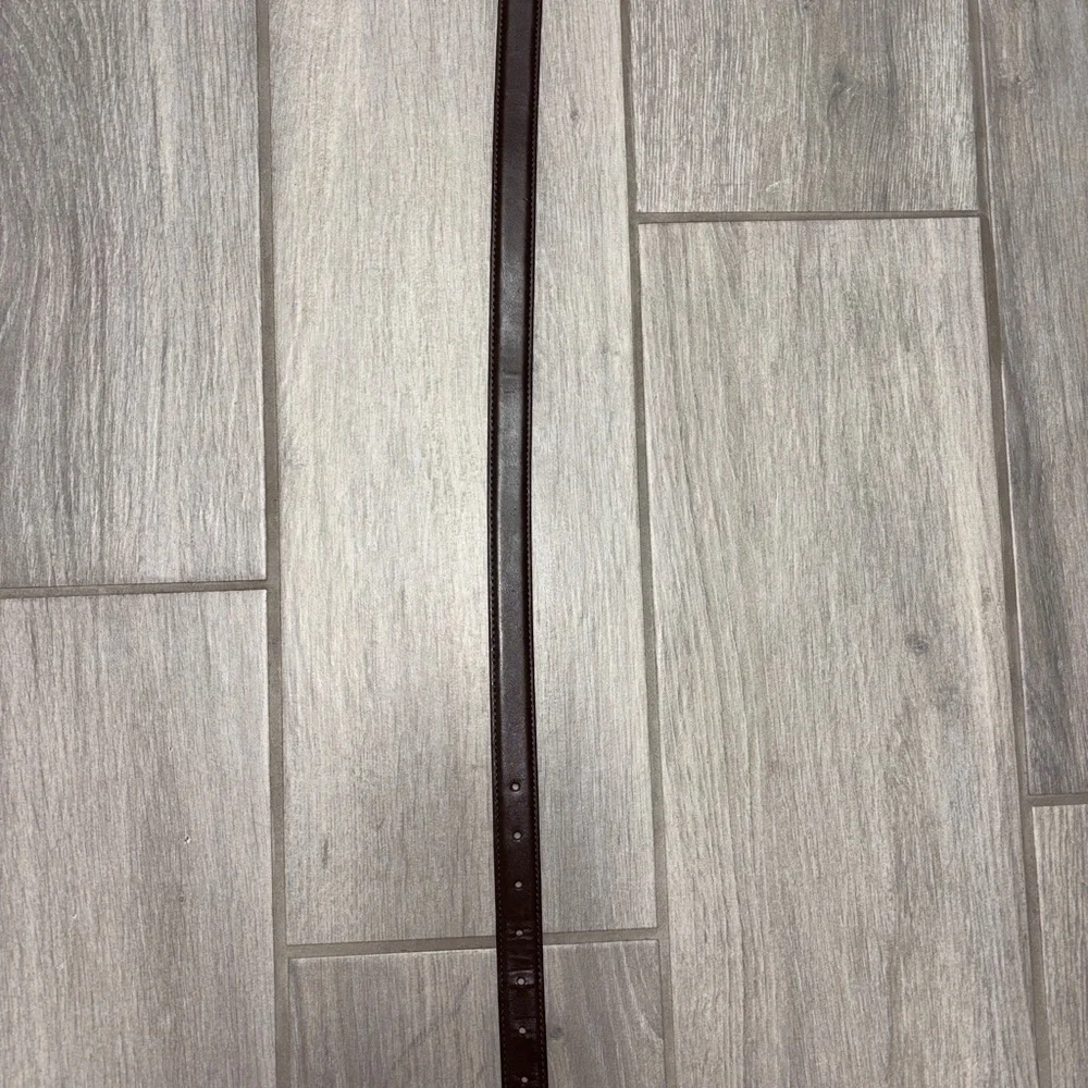 Boys Chocolate Brown Leather Belt – XS/S (4–7)